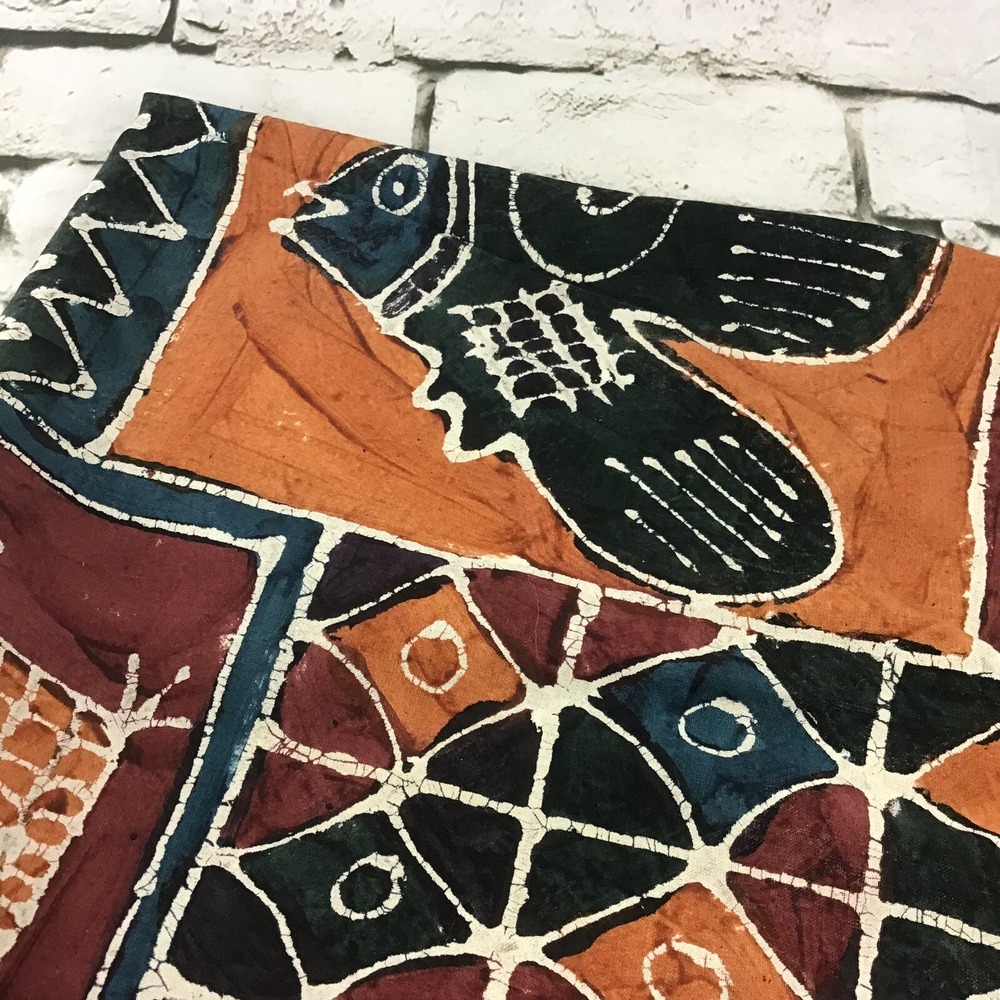 Earth-Tones Heavy Duty Fabric Tribal Printed Measures 49"X60" Sewing Crafting - Picture 5 of 6